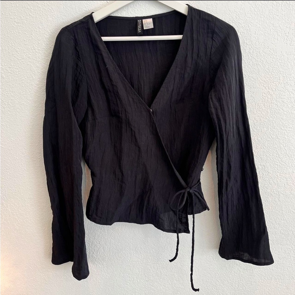 H&M Wrap Top Womens Size Small
